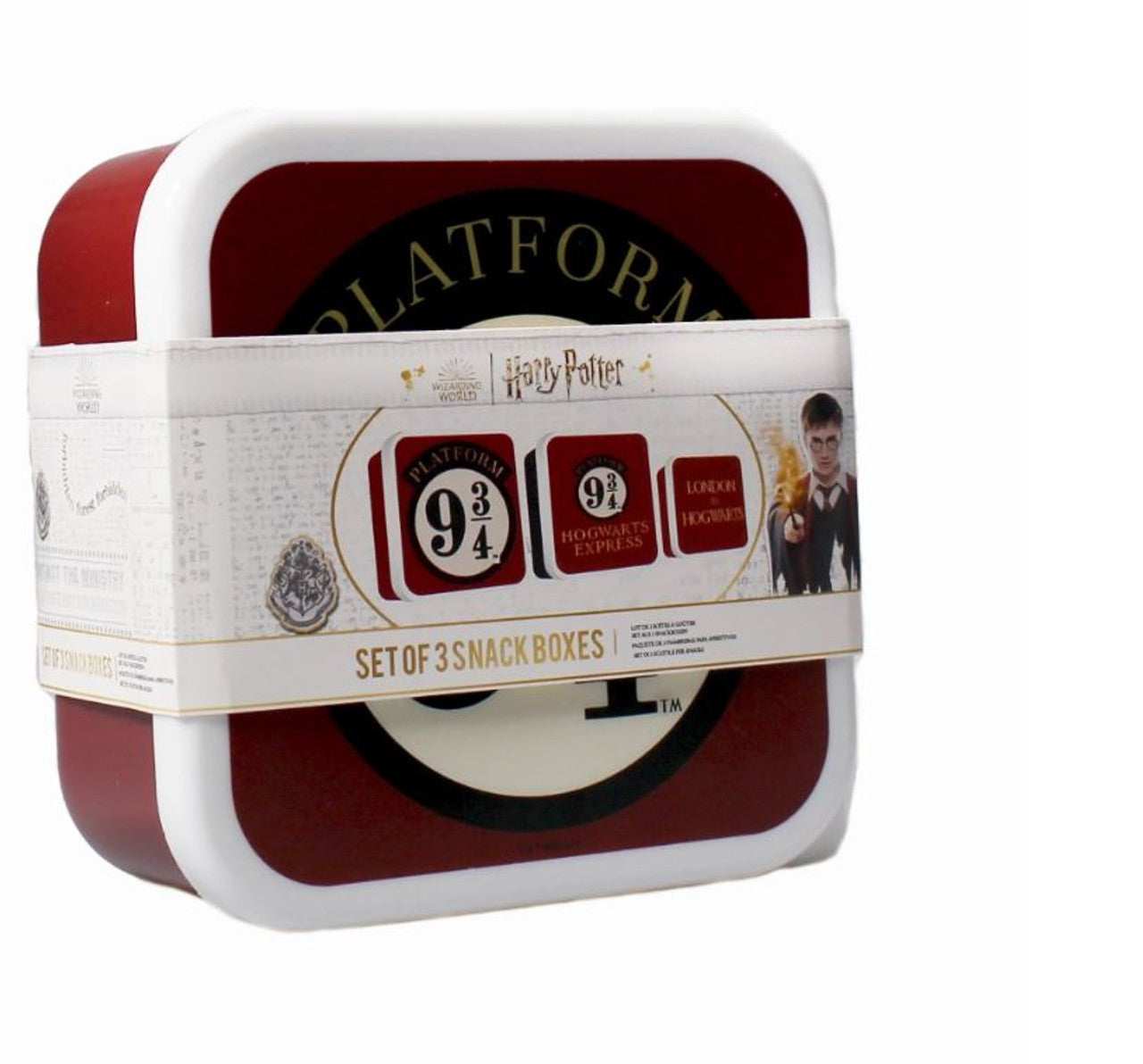 Snack Boxes Set Of 3 Harry Potter Platform 9 3/4
