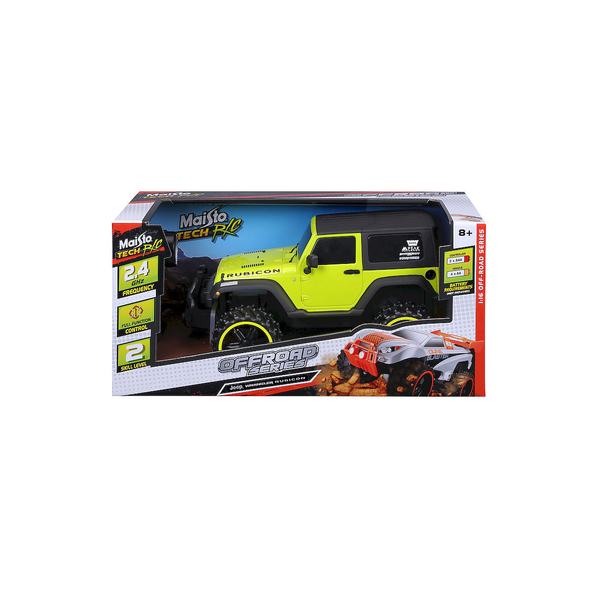 Maisto 1:16 Off Road - Jeep Wrangler Rubicon - 2.4 Ghz