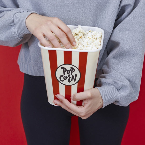 Balvi Popcorn Bowl Popcorn Retro Red