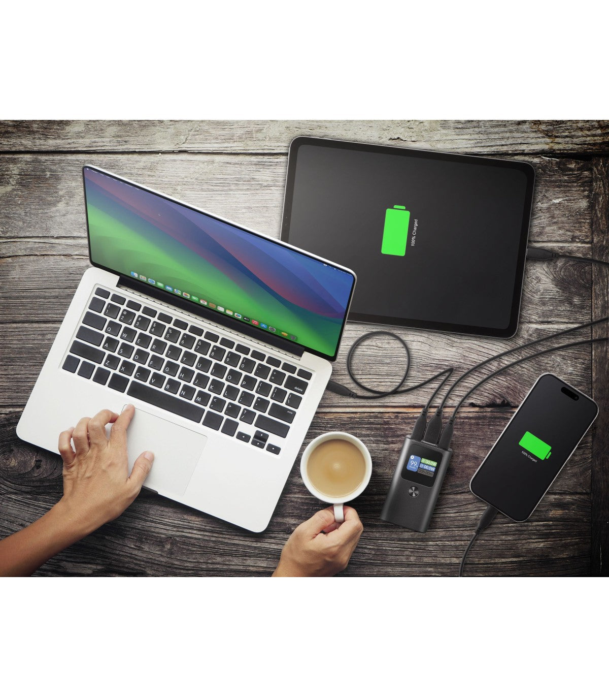 Portable Charger 10000Mah 3Pd 30W With Lcd Display