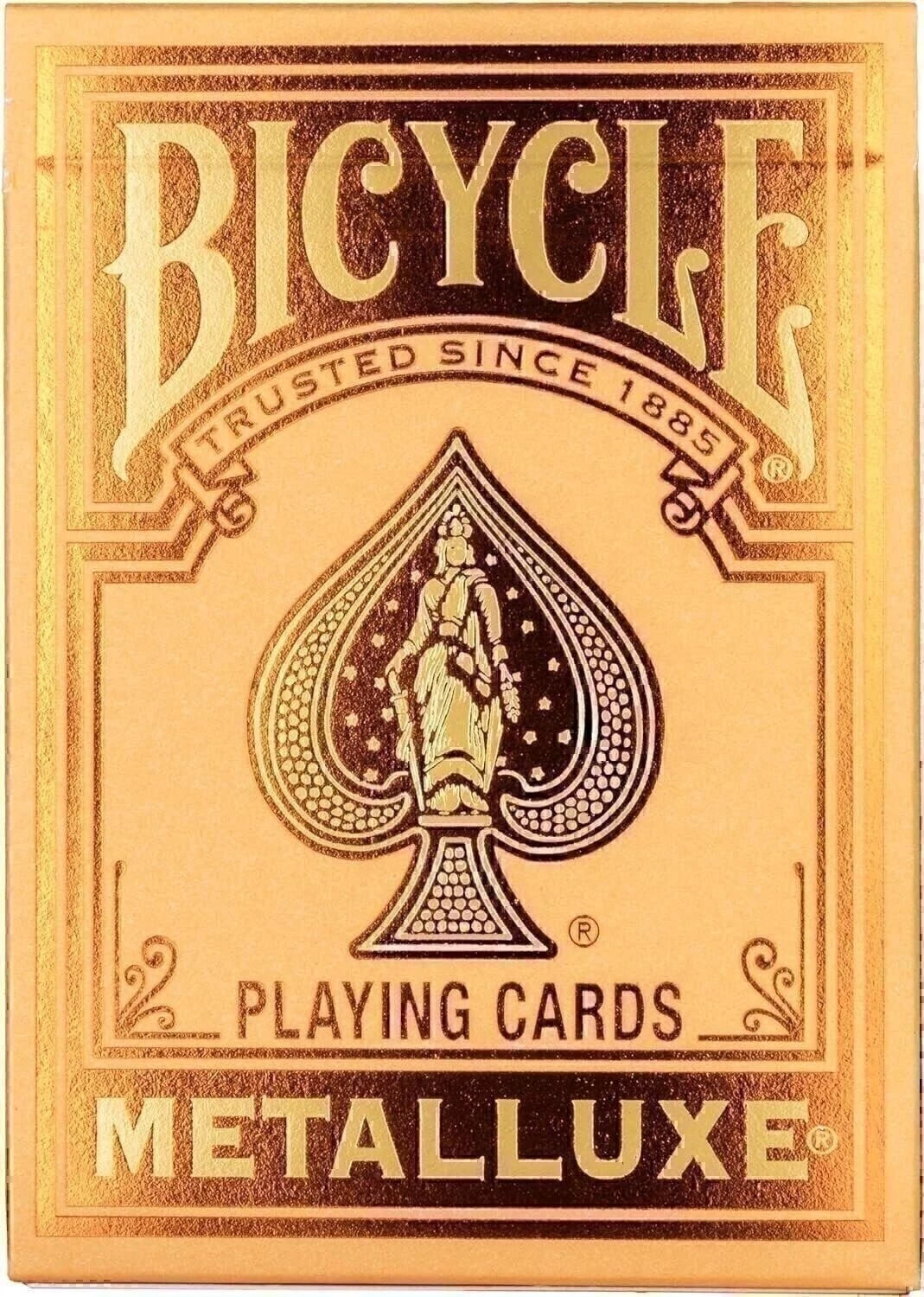 Playing Cards: Bicycle - Metalluxe Orange