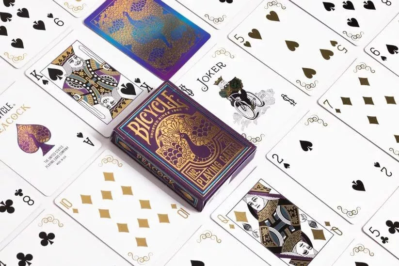 Playing Cards: Bicycle - Purple Peacock