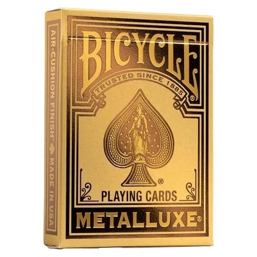 Playing Cards: Bicycle - Metalluxe Gold