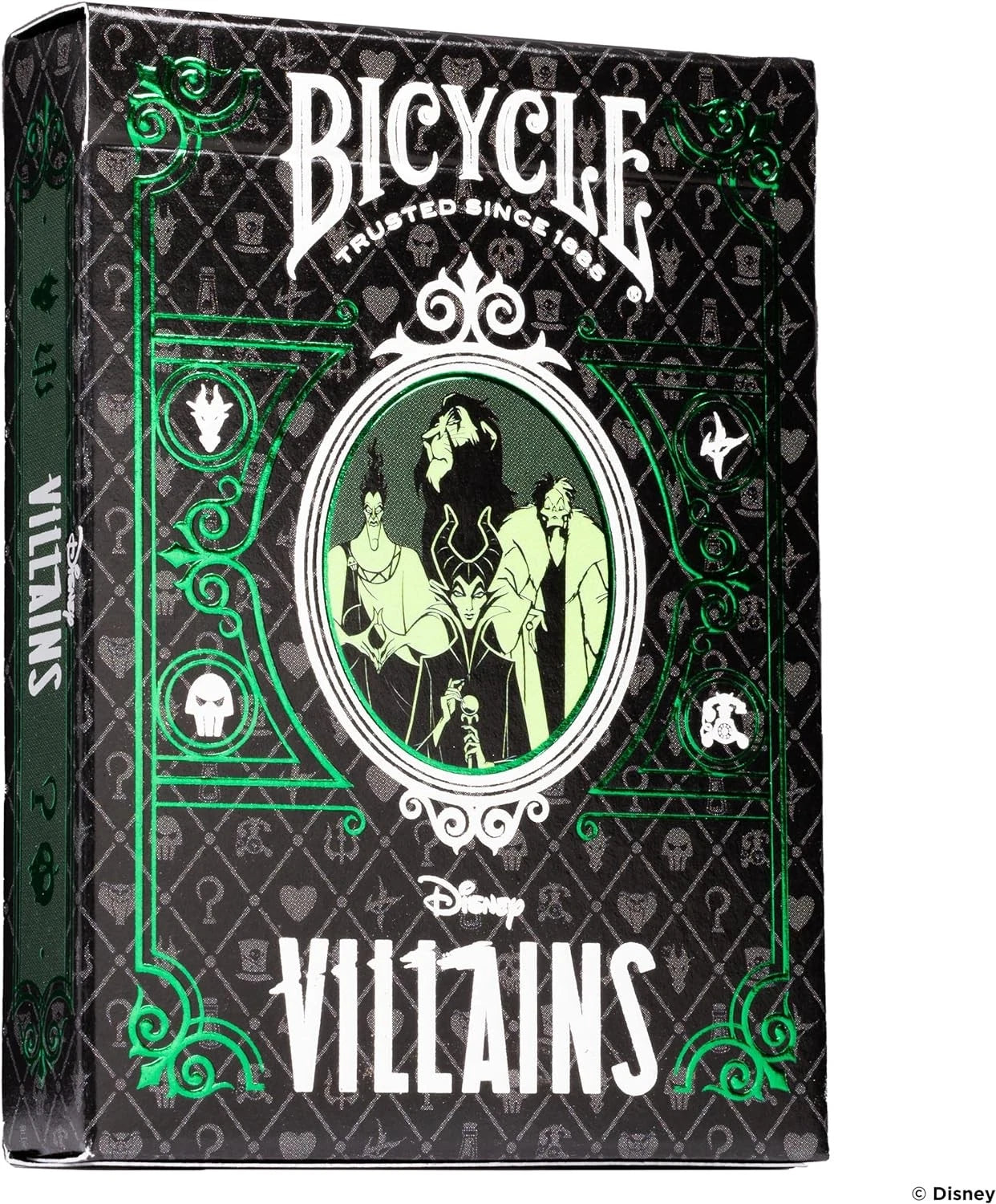 Playing Cards: Bicycle -Disney - Villains Mixed Green/Purple