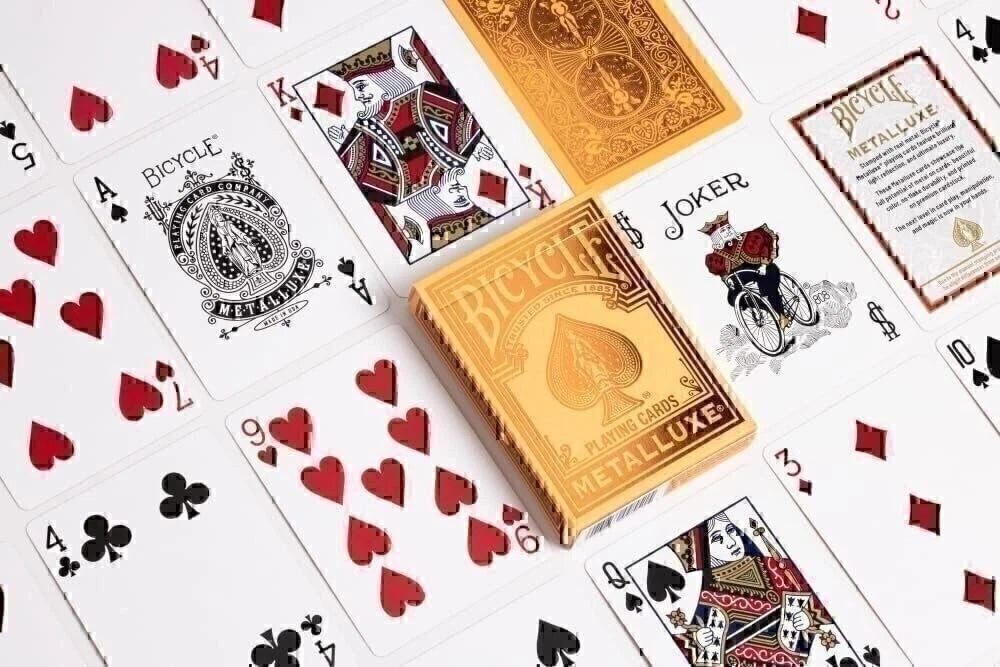 Playing Cards: Bicycle - Metalluxe Orange