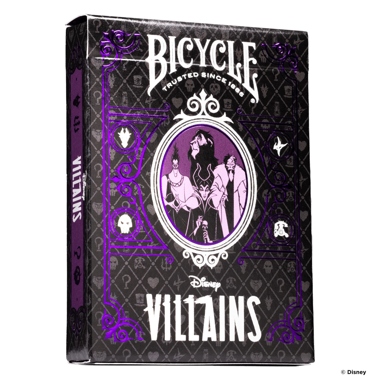 Playing Cards: Bicycle -Disney - Villains Mixed Green/Purple