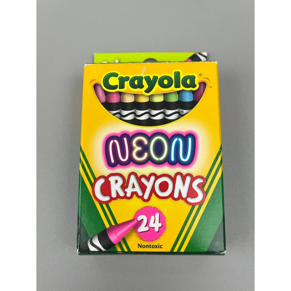 Crayola Neon Crayons, 24 Colors