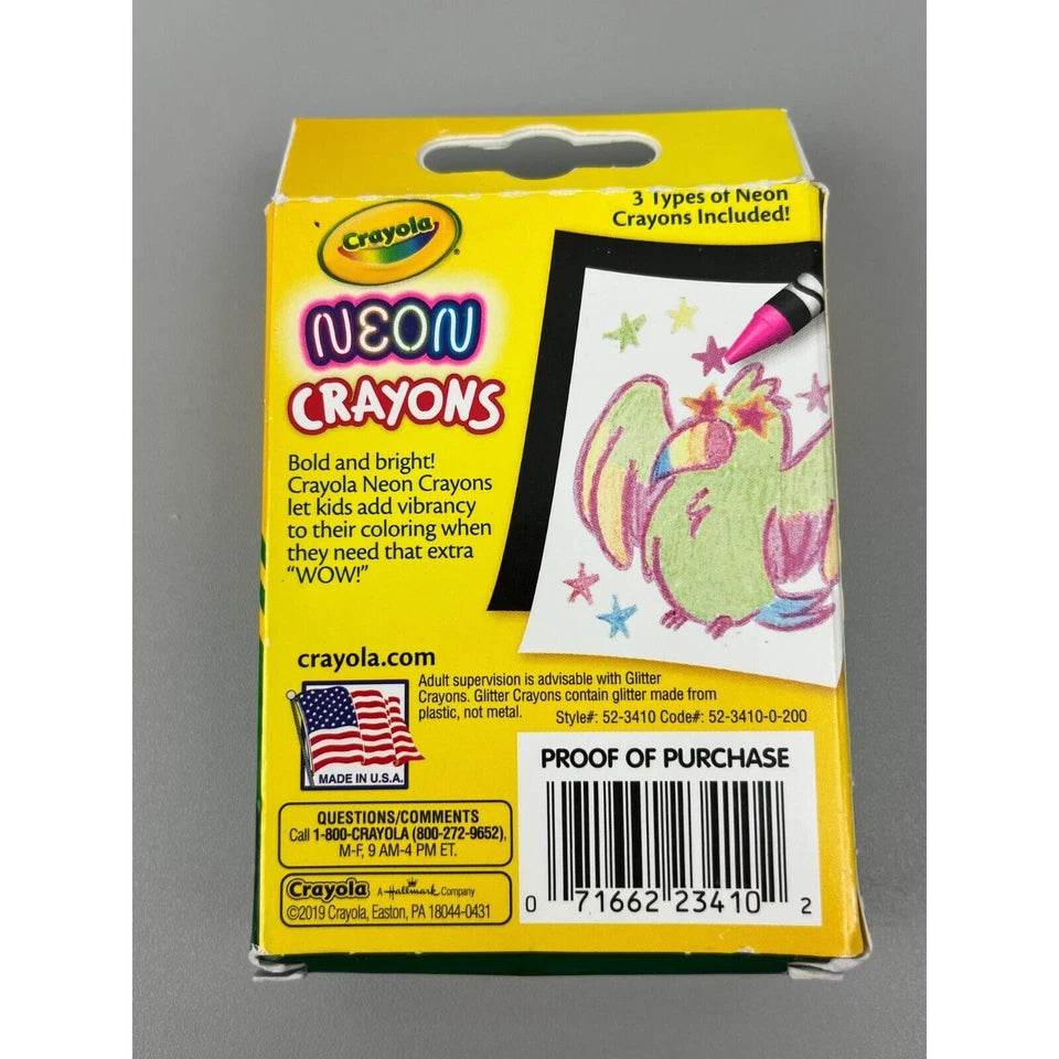 Crayola Neon Crayons, 24 Colors