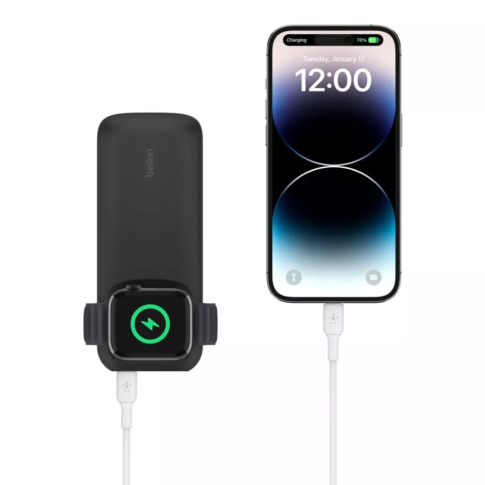BELKIN PB 10K BOOSTCHARGE PRO - APPLE WATCH FAST CHARGE BLK