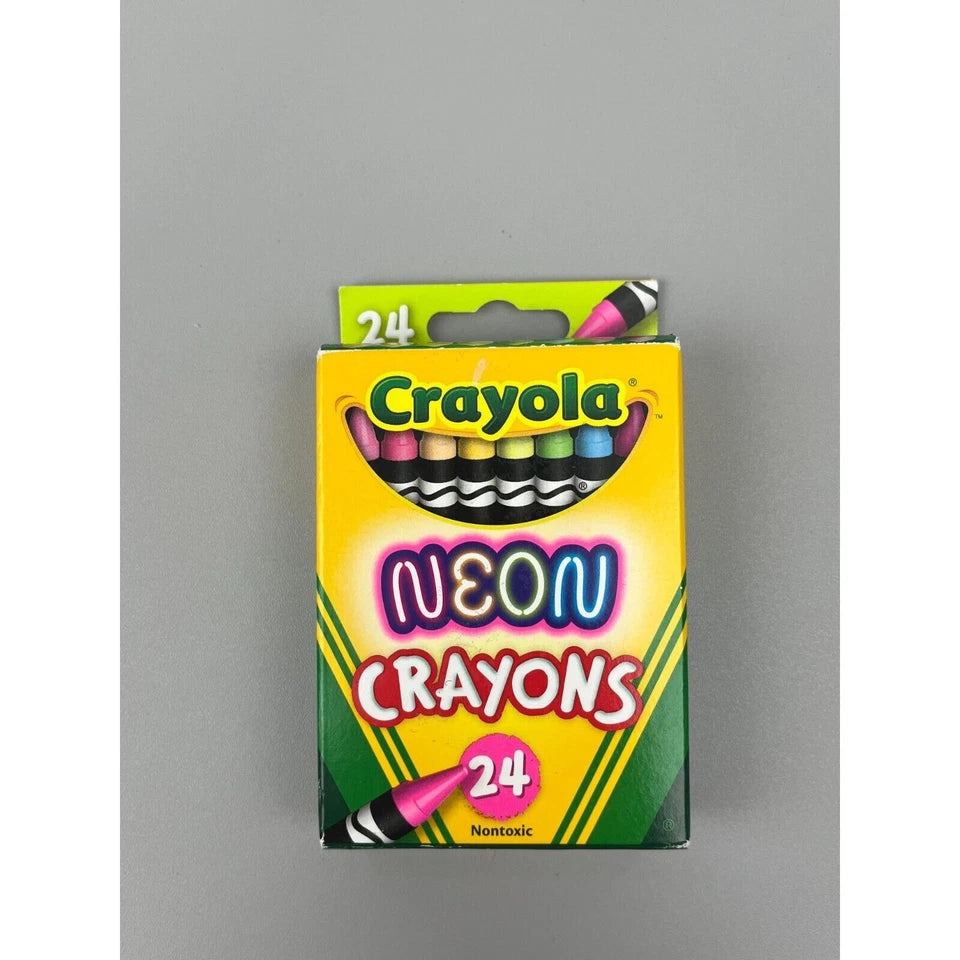 Crayola Neon Crayons, 24 Colors