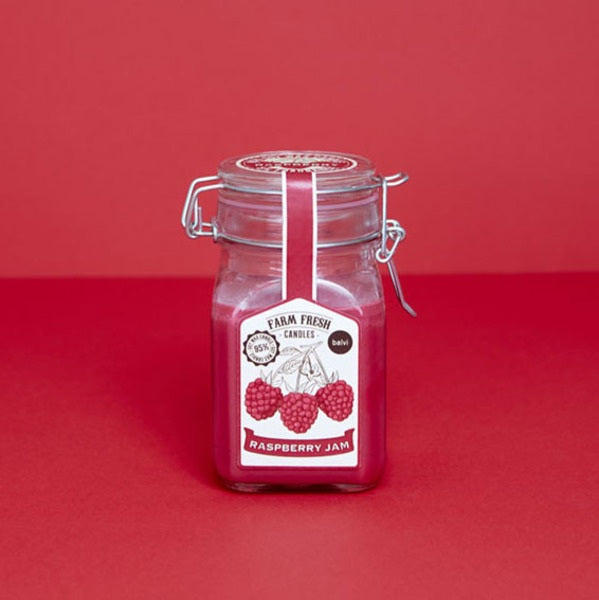 Balvi Scented Candle Farm Fresh Raspberry Wax/Glass