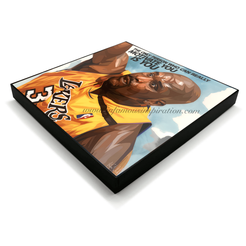 Shaquille O’Neal Pop Art Poster “The only person who can really motivate you is you”