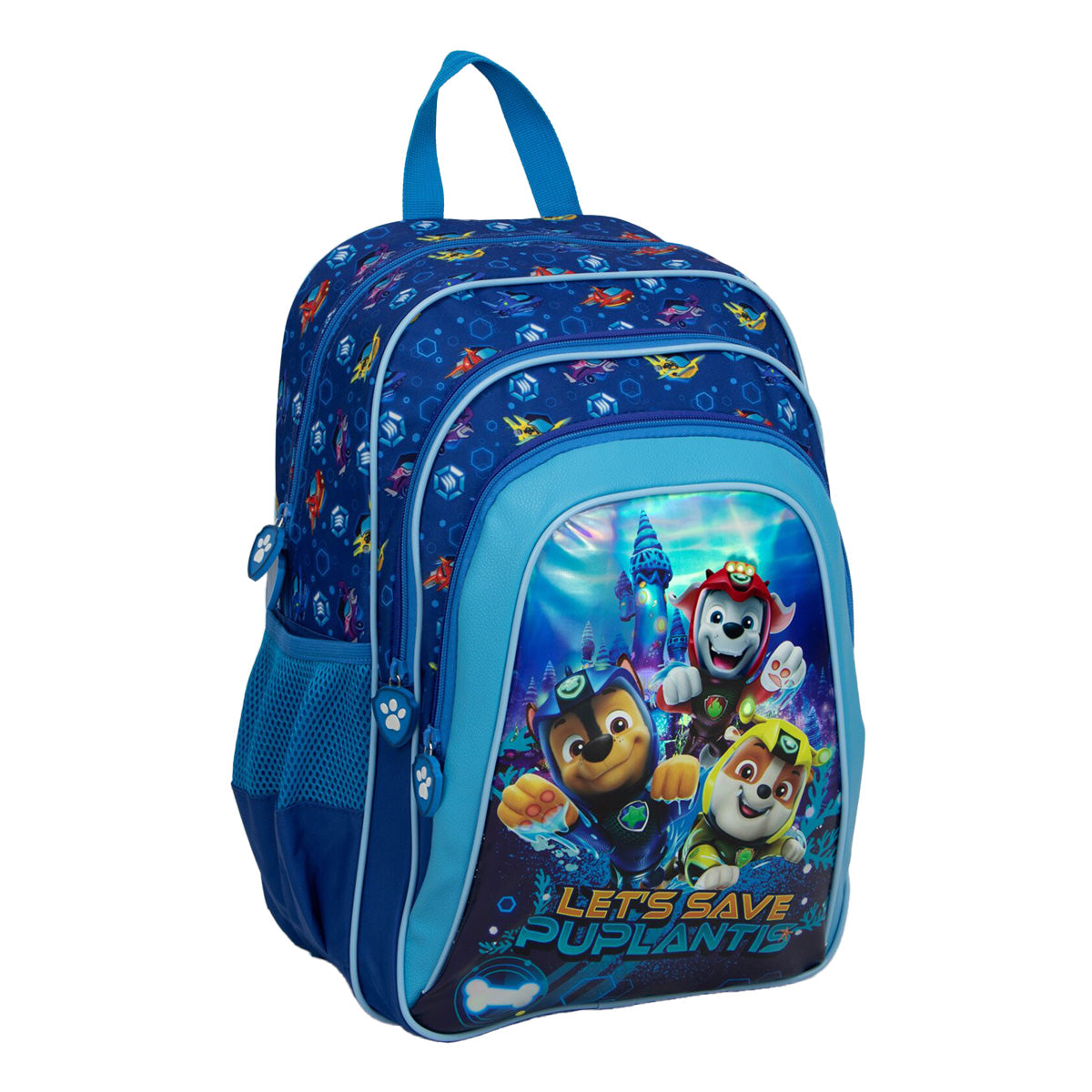 Paw Patrol 16" Backpack, 3 Compartments  & 2 SP