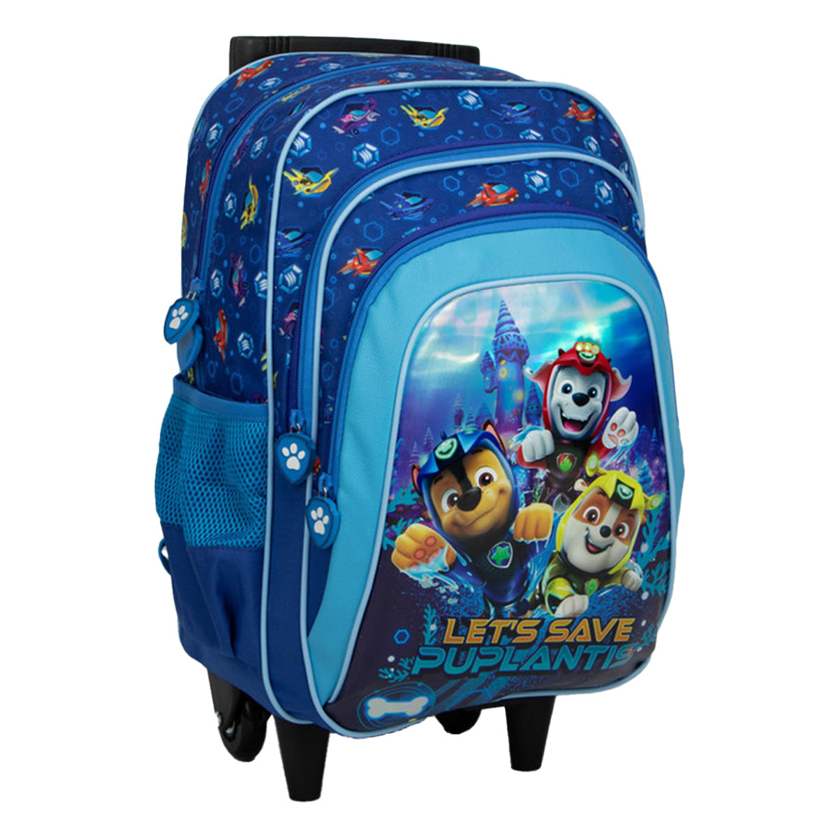 Paw Patrol  16" Trolley Backpack, 3 Compartments & 2SP