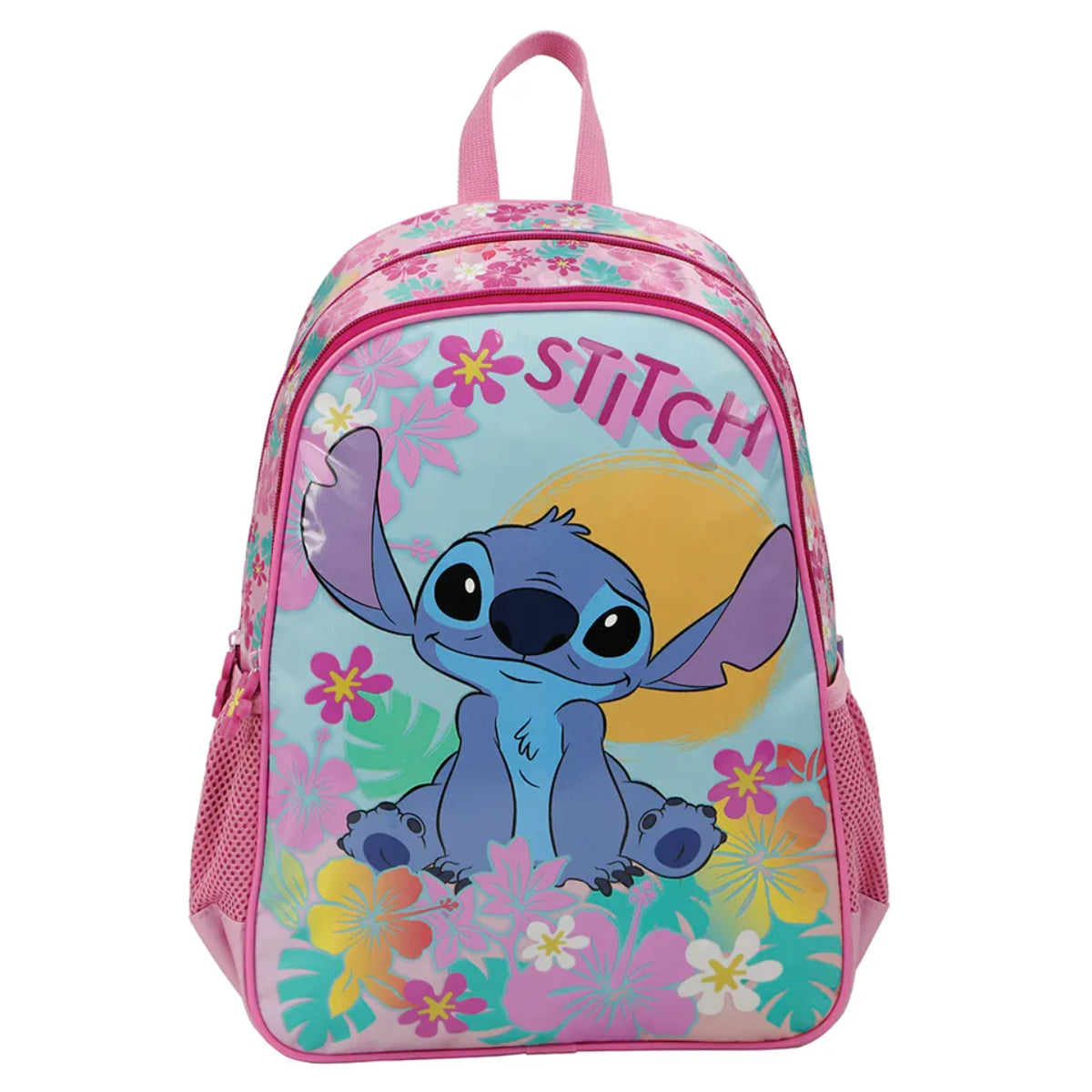 Stitch 14.3"  Backpack , 2 Compartments & 2 Side Pockets