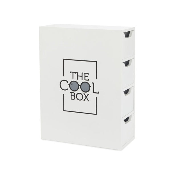 Balvi Sunglasses Organizer The Cool Box White Wood