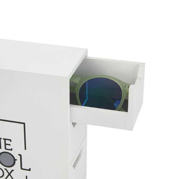 Balvi Sunglasses Organizer The Cool Box White Wood