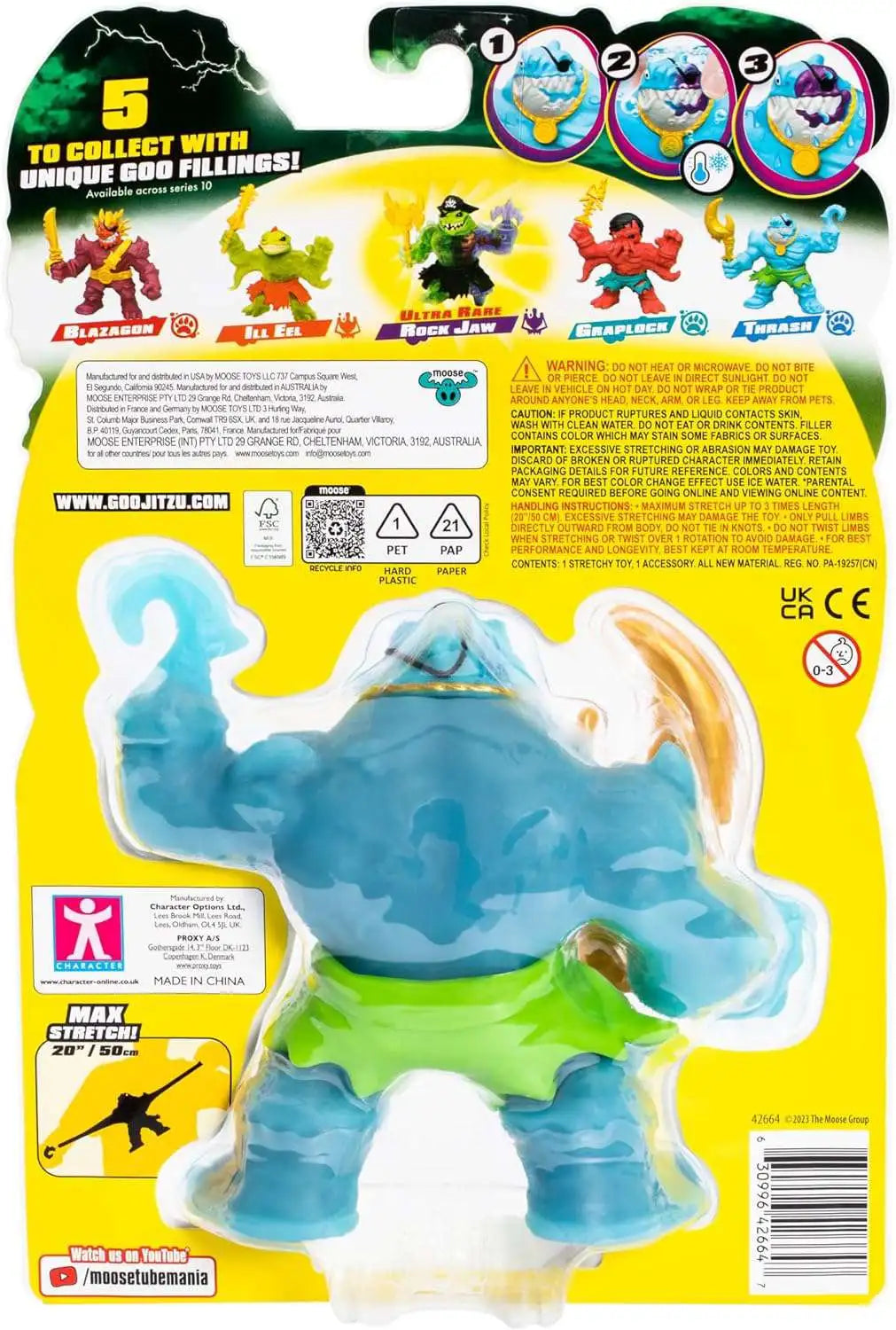 Heroes of Goo Jit Zu Cursed Goo Sea Thrash Action Figure