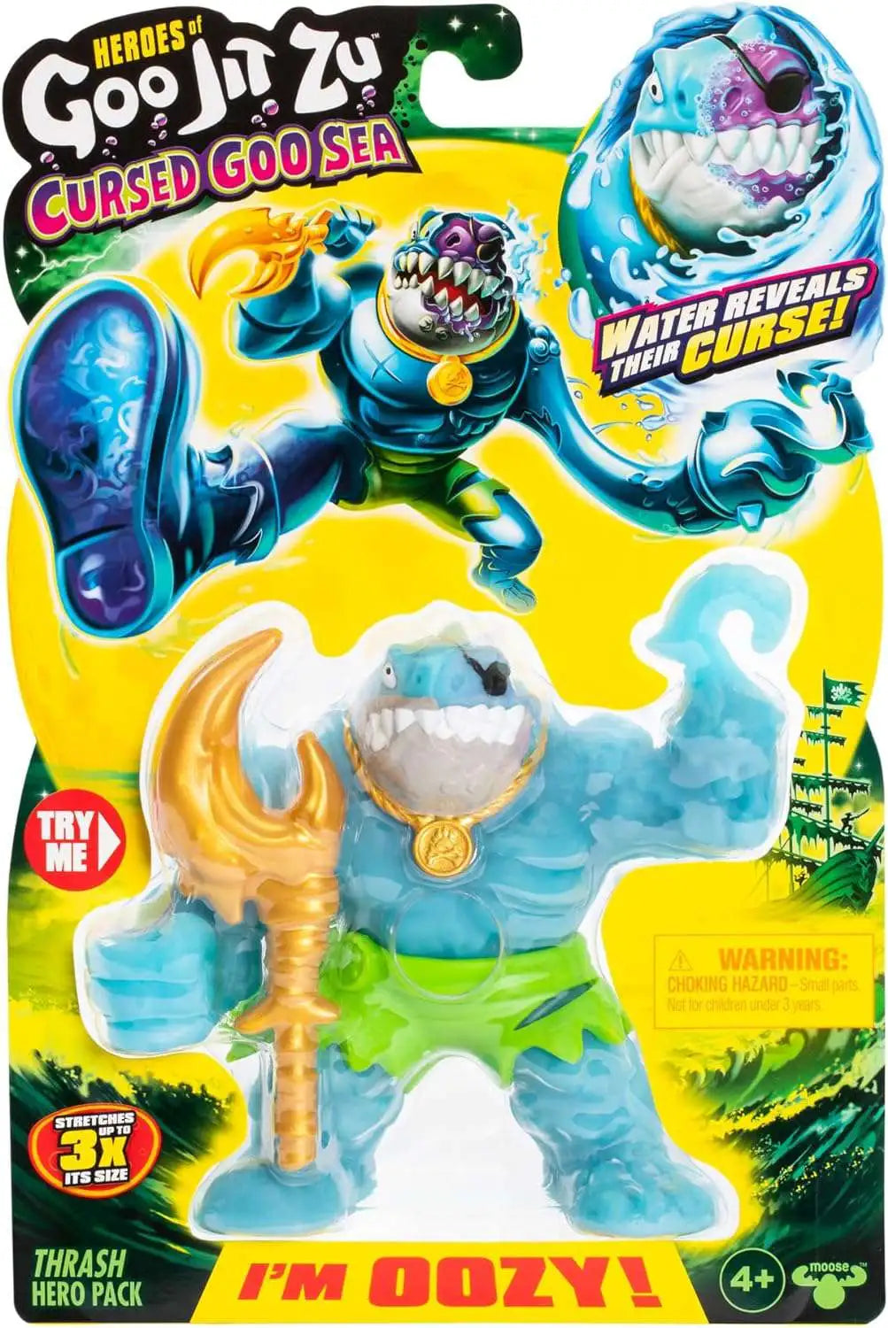 Heroes of Goo Jit Zu Cursed Goo Sea Thrash Action Figure