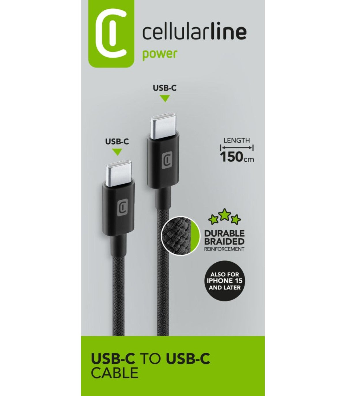 Power Cable 120Cm - Usb-C To Usb-C