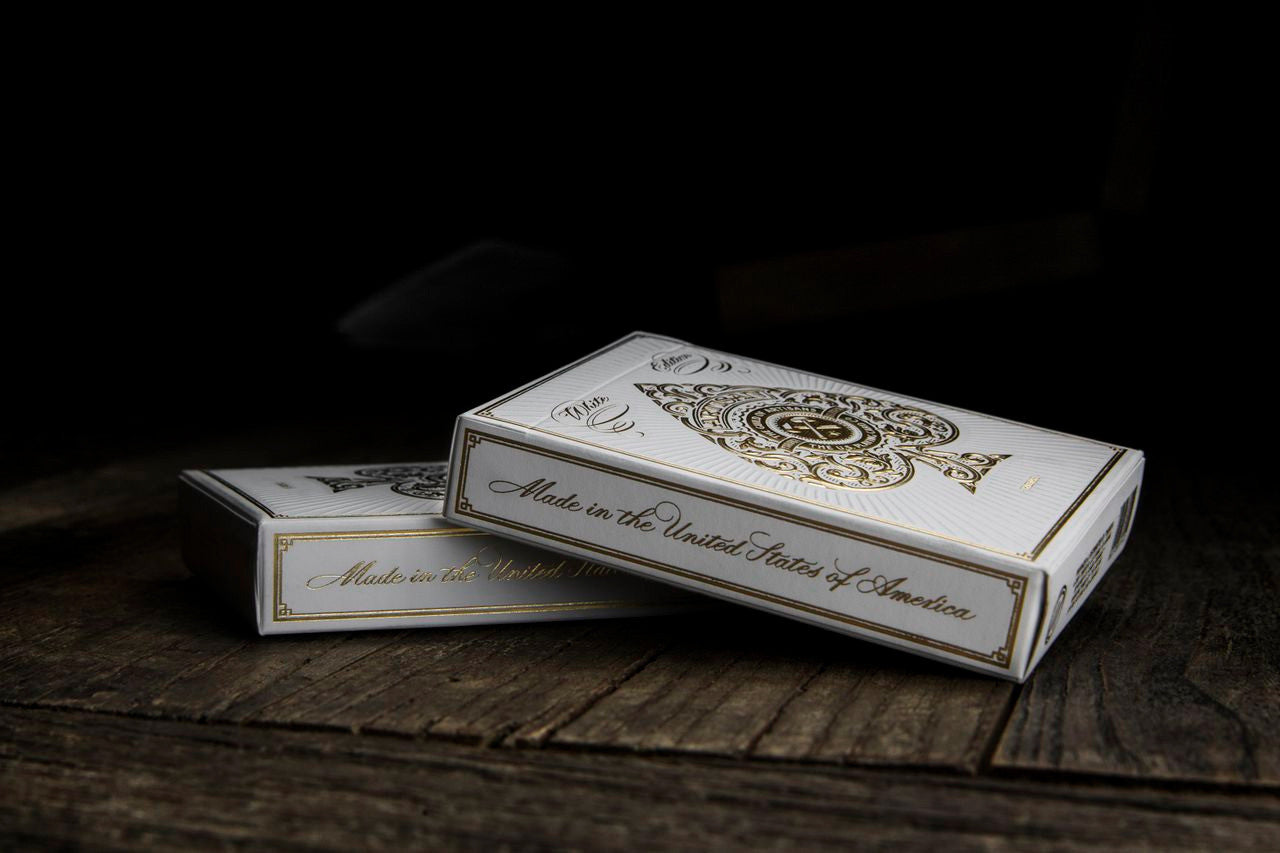 Theory11 Playing Cards Artisan White